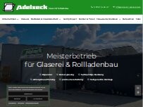 Website Screenshot Glaserei & Rollladenbau Adelseck