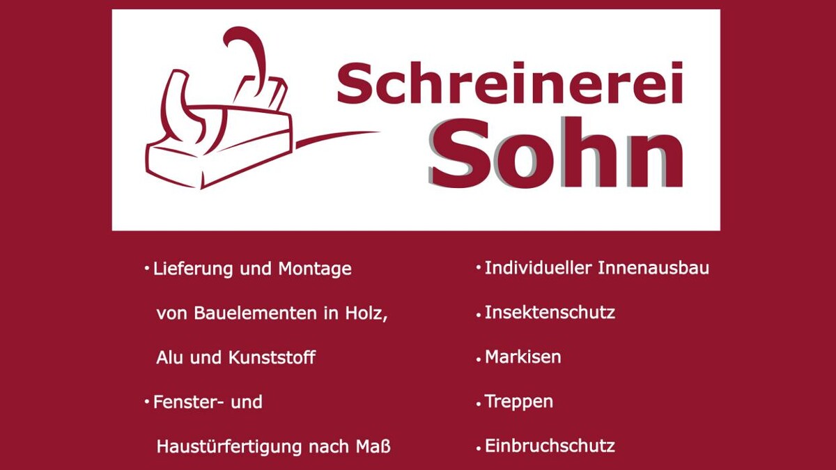 Bilder Schreinerei Volker Sohn