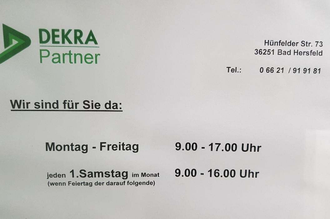 Bilder DEKRA Partner Kraft & Schilling GbR