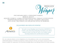 Fräulein Wimper website screenshot
