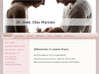 Dr. med. Olav Marzian website screenshot