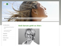 Annette Janßen, balancepunkt website screenshot