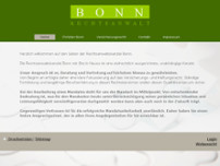 Rechtsanwalt Bonn website screenshot