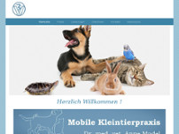 Mobile Kleintierpraxis Dr. A. Madel website screenshot
