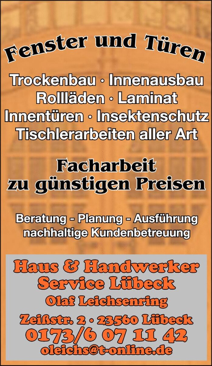 Bilder Haus & Handwerker Service Lübeck