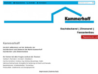 Dachdeckerei & Zimmerei Ole Kammerhoff website screenshot