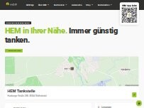 Website Screenshot HEM Tankstelle