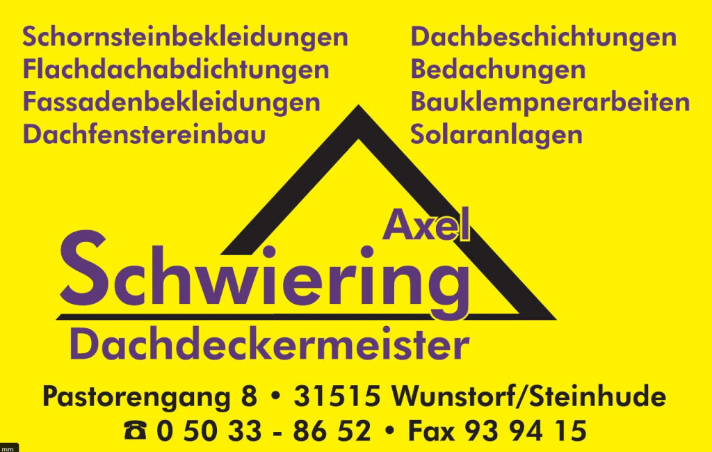 Bilder Axel Schwiering Dachdeckermeister