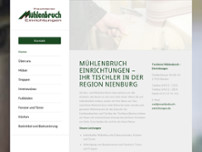 Tischlerei Mühlenbruch website screenshot