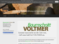 Baumschnitt Voltmer UG (Haftungsbeschränkt) website screenshot