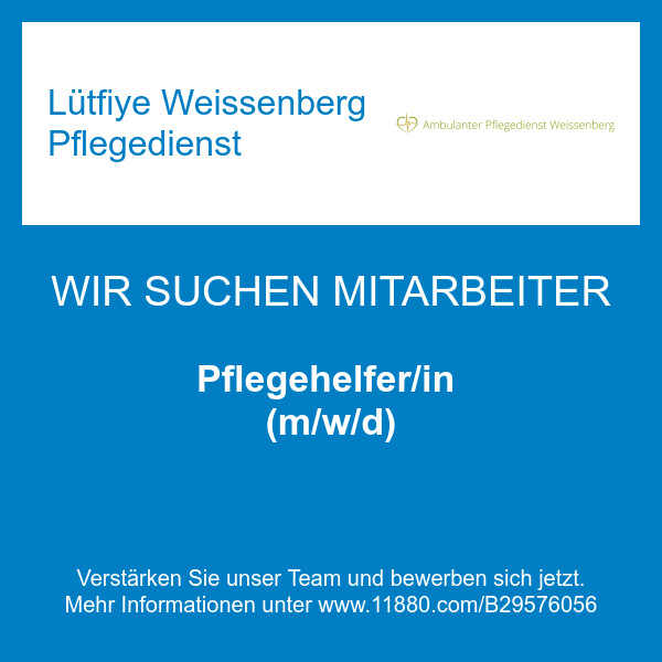 Bilder Lütfiye Weissenberg Pflegedienst