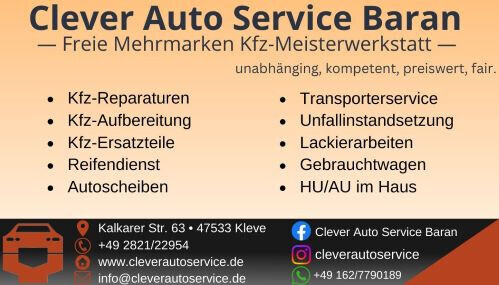 Clever Auto Service Baran Logo