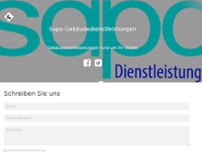 sapo-dienstleistungen website screenshot