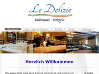 Le Delizie Ristorante Pizzeria website screenshot