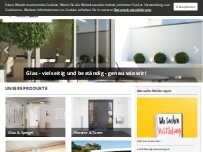 Website Screenshot Glasbau Bockius
