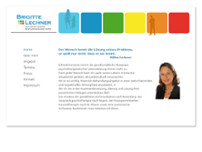 Brigitte Lechner, Heilpraktikerin Psychotherapie website screenshot