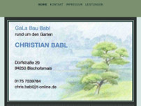 gala bau babl website screenshot