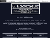 Rechtsanwältin G. Hagemeier website screenshot