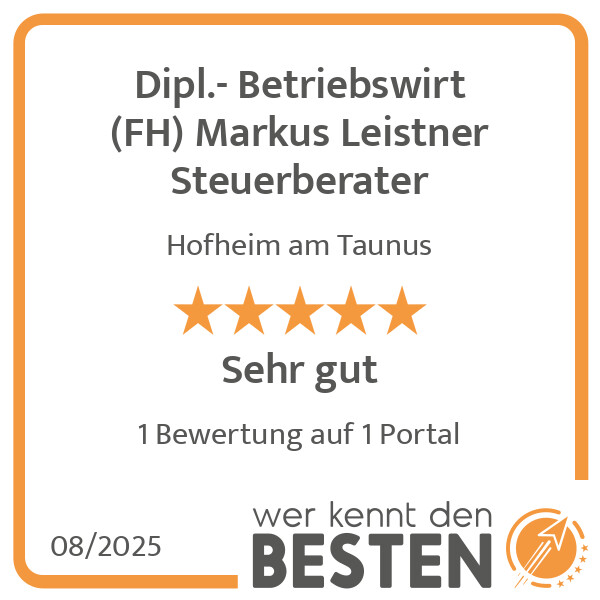 Bilder Dipl.- Betriebswirt (FH) Markus Leistner Steuerberater