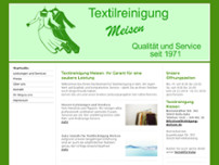 Textilreinigung Meisen website screenshot