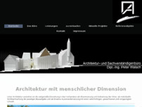 Architekturbüro Peter Walach website screenshot