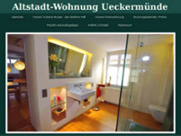 Altstadt-Wohnung Ueckermünde website screenshot