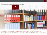 Steuerberatungskanzlei Brigitte Güthe website screenshot