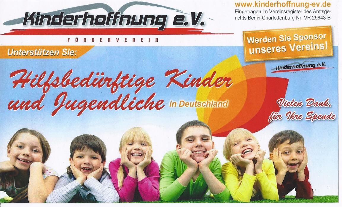 Kinderhoffnung e.V. Logo