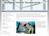 Wolfgang Vollmer Bauelemente website screenshot