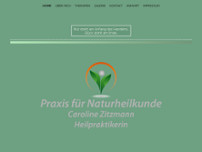 Praxis für Naturheilkunde Caroline Zitzmann Heilpraktikerin website screenshot