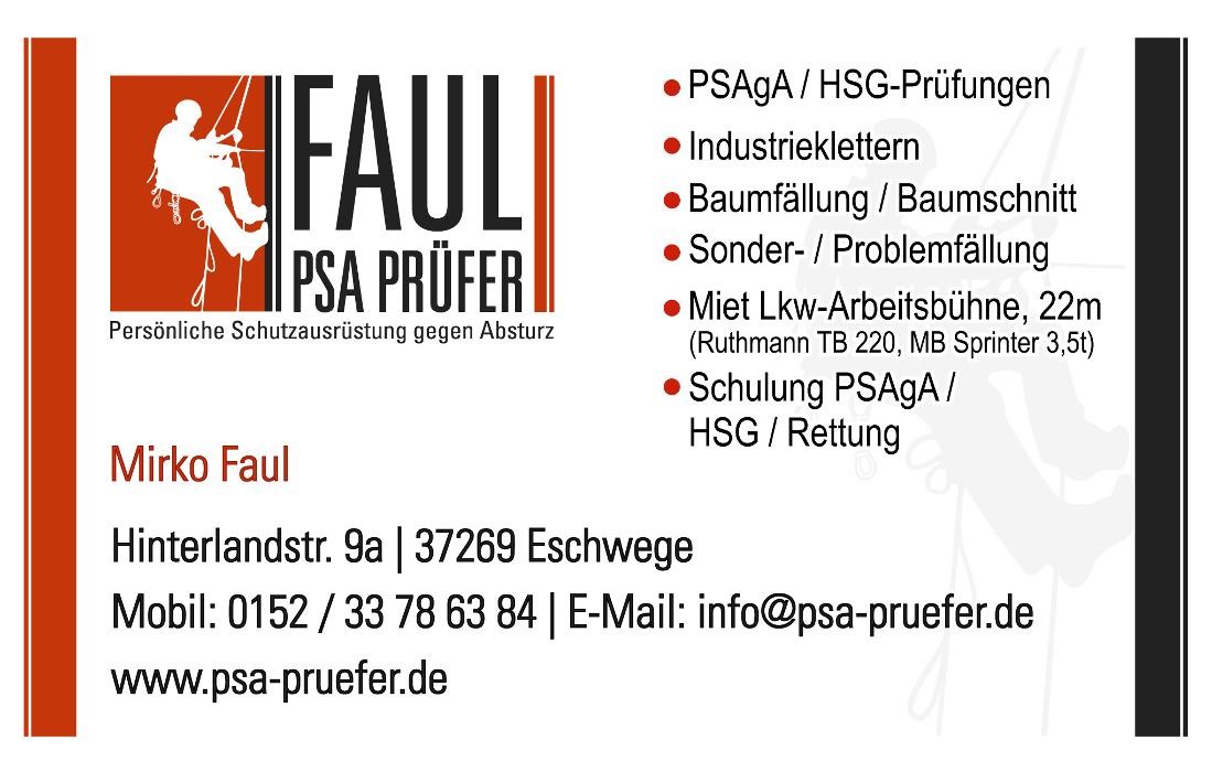 Bilder FAUL PSA-Prüfer