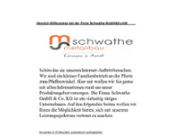 Screenshot for http://www.schwathe-metall.com