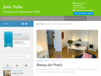 Therapie Julia Hahn website screenshot