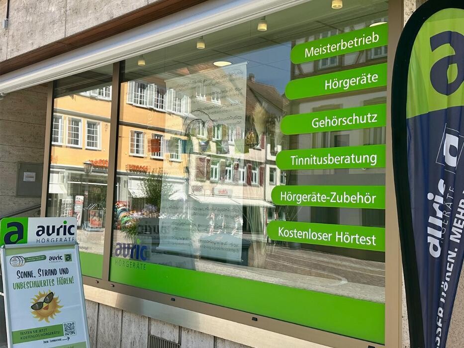 Bilder auric Hörcenter Schwäbisch Hall