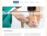 Tatiana Berdnik Physiotherapie Praxis Physio Vital website screenshot