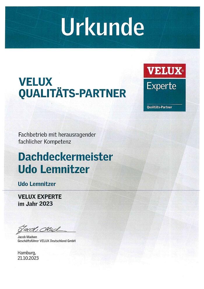 Bilder Dachdeckermeister Udo Lemnitzer