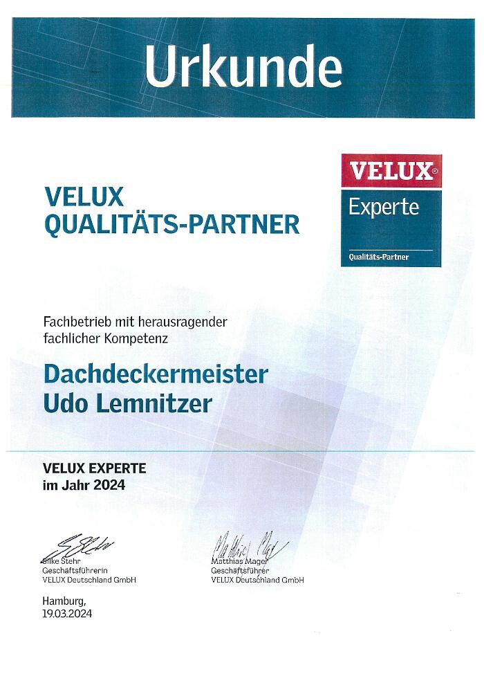 Bilder Dachdeckermeister Udo Lemnitzer