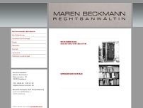 Screenshot for www.beckmann-anwalt.de