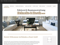 Polsterei Helmeke & Hosch GmbH website screenshot