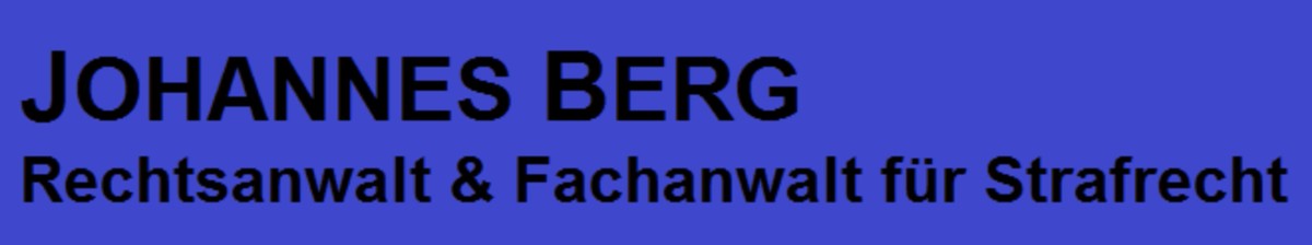 Johannes Berg Fachanwalt für Strafrecht Logo