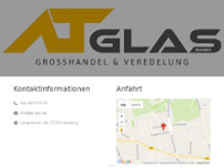 A T Glas GmbH website screenshot