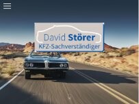 Website Screenshot David Störer KFZ-Sachverständiger
