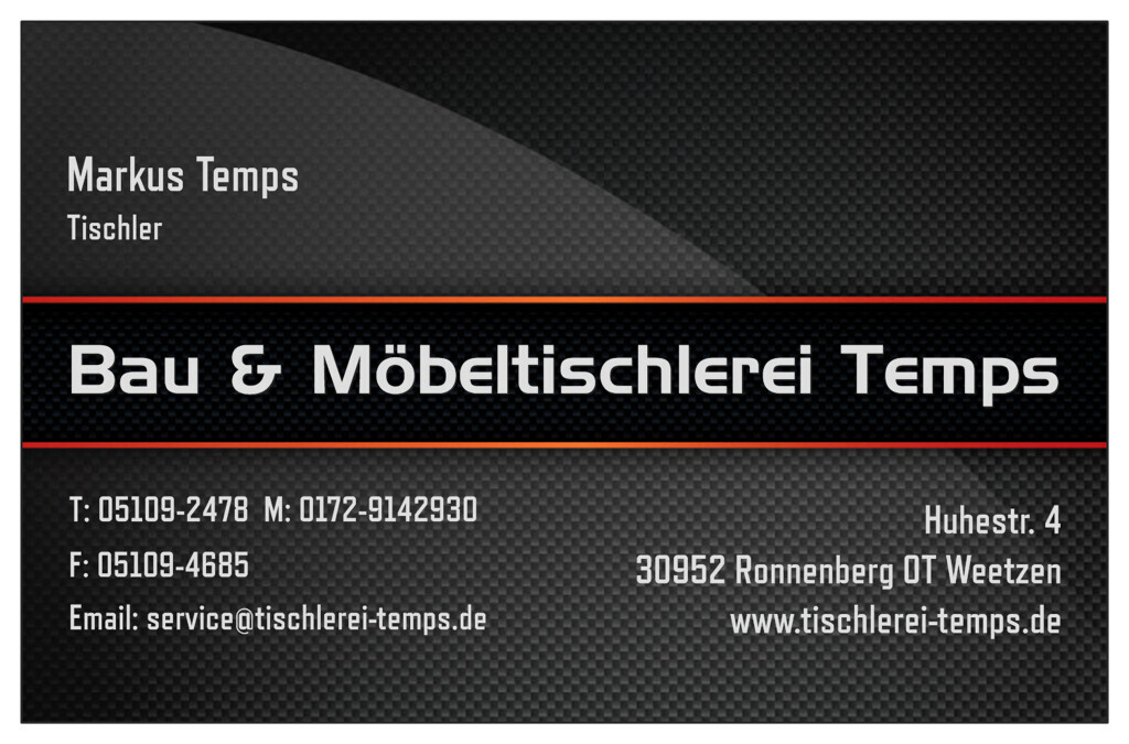 Bilder Bau- und Möbeltischlerei Temps Inh. Markus Temps