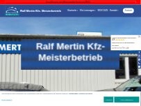 Website Screenshot Ralf Mertin Kfz- Meisterbetrieb Einzelgewerbetreibender