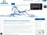 Website Screenshot Discher Technik GmbH