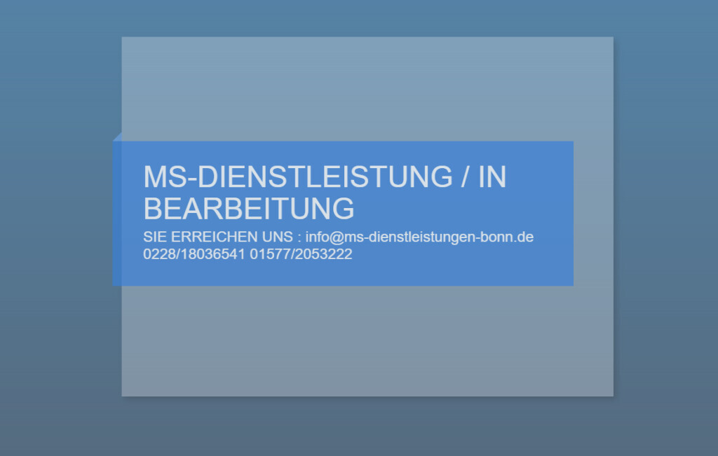 MS-Dienstleistungen e.K. Logo