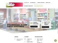 Website Screenshot Hardt-Apotheke
