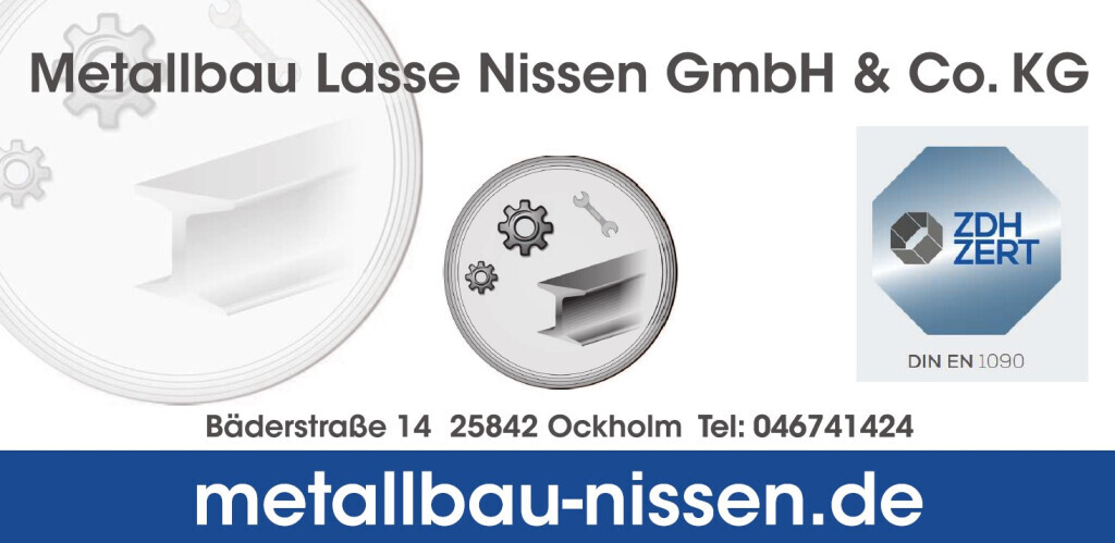 Metallbau Lasse Nissen GmbH & Co.KG. Logo