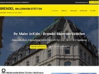 Website Screenshot Brendel GmbH & Co. KG  Malerwerkstätten