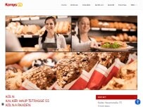 Website Screenshot Kamps Bäckerei